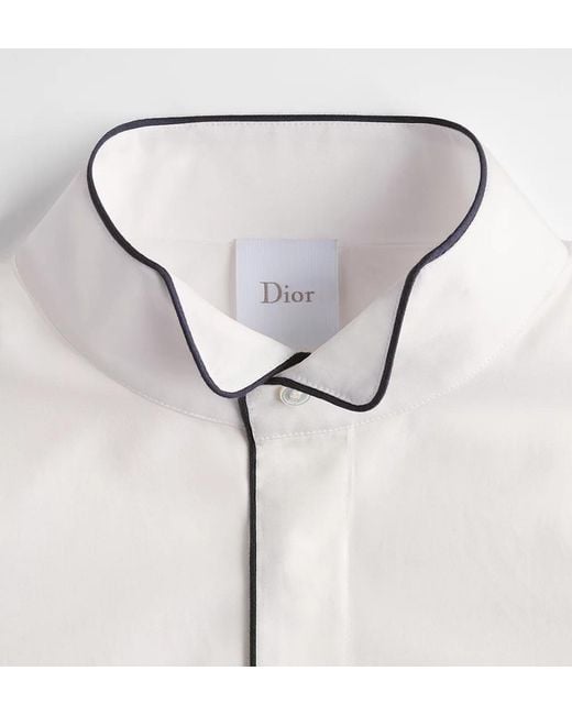 Dior White Christian Fitted Blouse