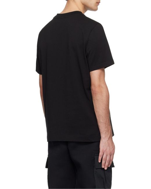Moncler Black Logo T-Shirt for men
