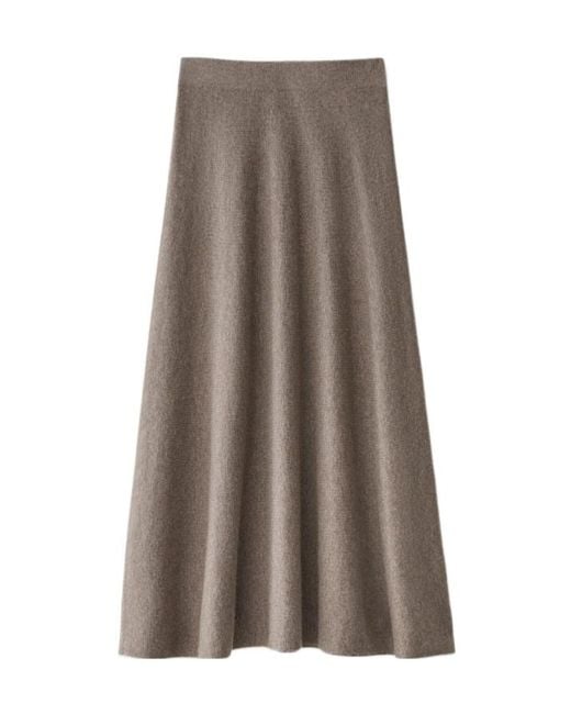 Lisa Yang Brown Flared Skirt