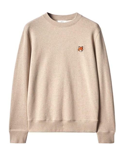 Maison Kitsuné Natural Long-Sleeve Sweatshirt for men