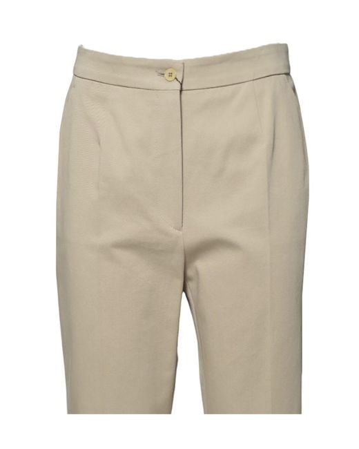 Etro Natural Straight-Leg Tailored Trousers