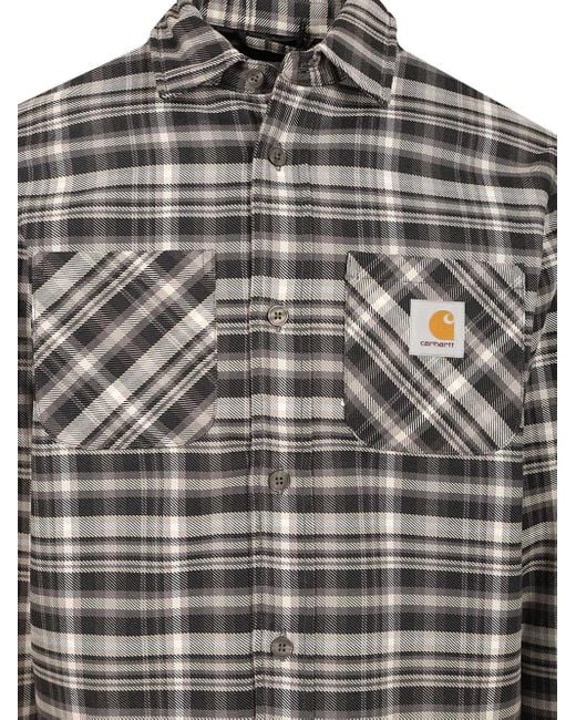 Carhartt Gray Cronyn Shirt Jacket Jackets Multicolor for men