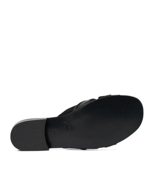 Scarosso Black Anna Sandals