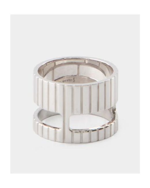 Ivi White Slot Core Ring