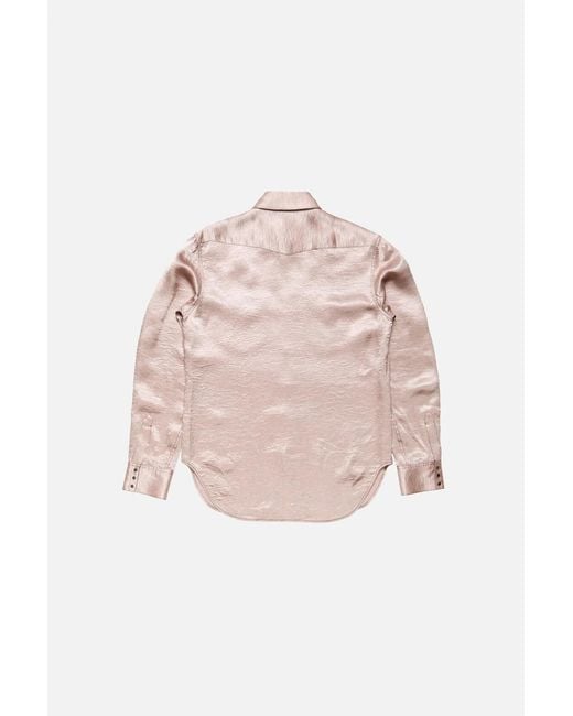 Acne Pink Long-Sleeved Shirt for men