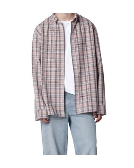 Off-White c/o Virgil Abloh Blue Checked Button-Up Shirt for men