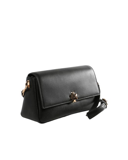 Tory Burch Black Charlie Small Shoulder Bag