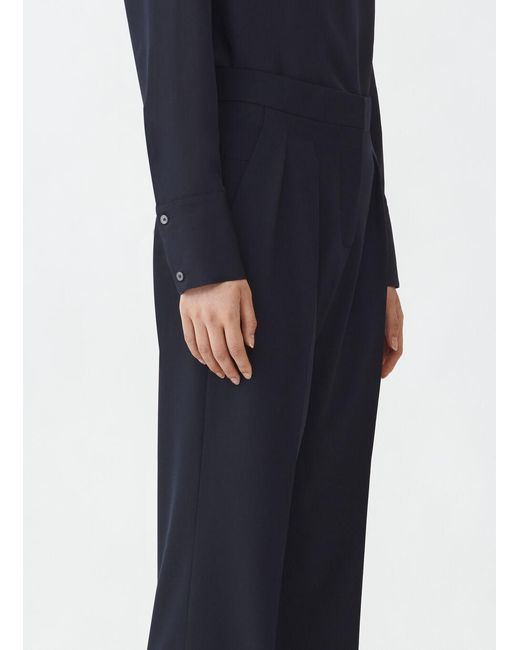 Fabiana Filippi Blue Straight-Leg Tailored Trousers
