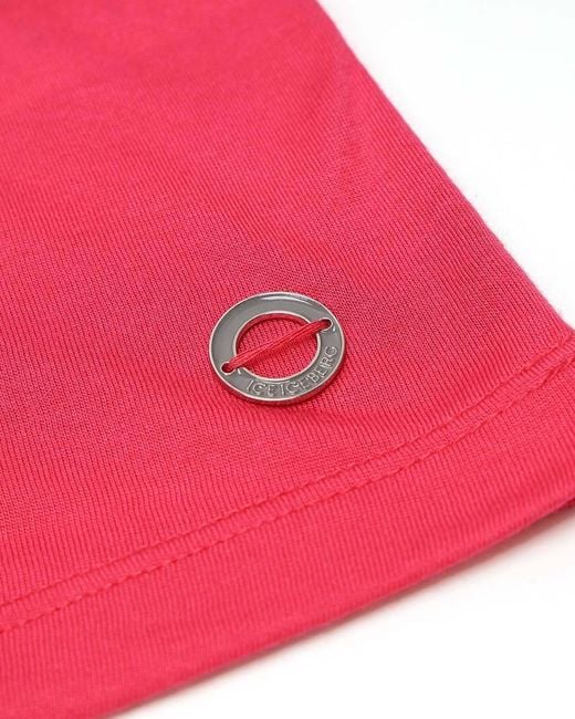 Iceberg Pink Round-Necked Logo T-Shirt