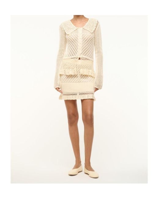 Staud Natural Long-Sleeved Sweater