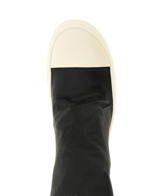 Rick Owens Black Fw26 Tower High Stocking Sneaks