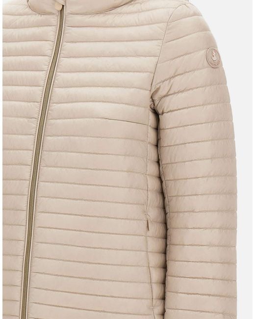 Save The Duck Natural Iris 22 Hooded Padded Coat