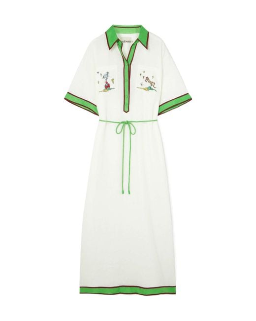 ALÉMAIS White Linen Dress