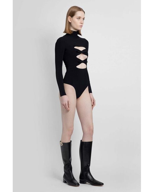 Valentino Black Long-Sleeved Jumpsuit