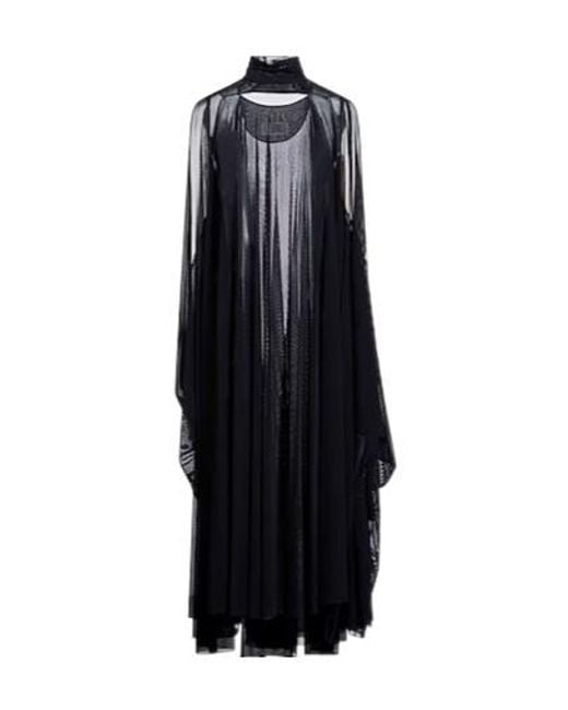 MM6 by Maison Margiela Blue Solidcolor Tulle Dress
