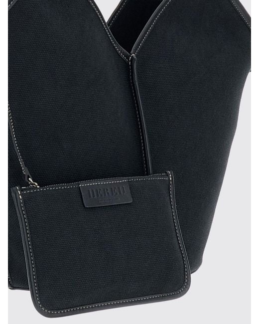 Hereu Black Calella Top Handle Bag