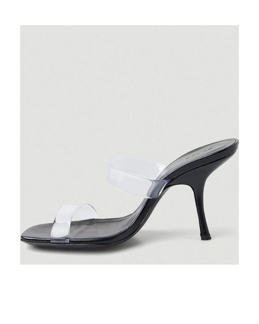 By Far Multicolor Clara Square Toe Heeled Mules