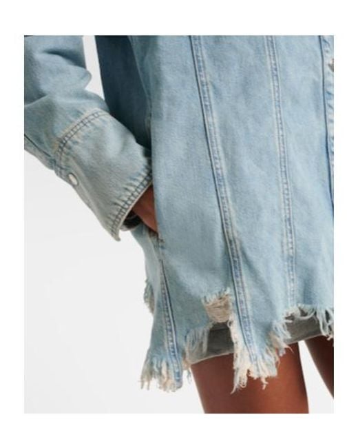Blumarine Blue Modern Style Denim Jacket