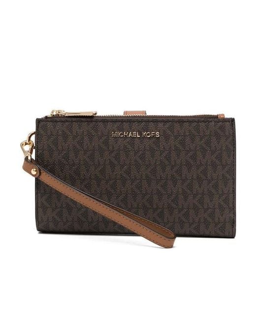 Michael Kors Black Michael Adele Logo Plaque Clutch Bag