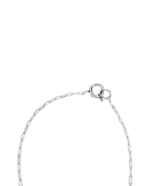 Isabel Marant White Pendant Detailed Chain Linked Necklace for men