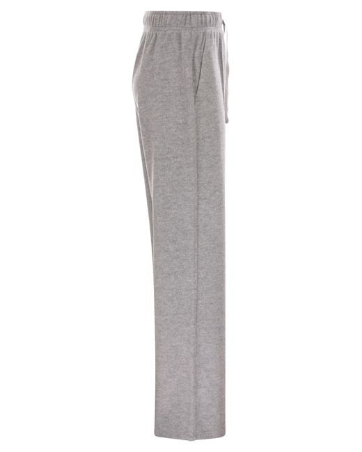 Weekend by Maxmara Gray Sponda Drawstring Trousers