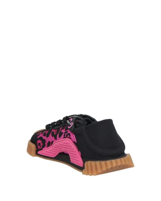 Dolce & Gabbana Purple Color Block Sneakers