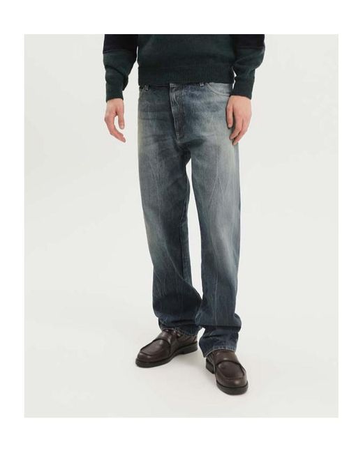 1989 STUDIO Gray Relaxed Fit Jeans for men