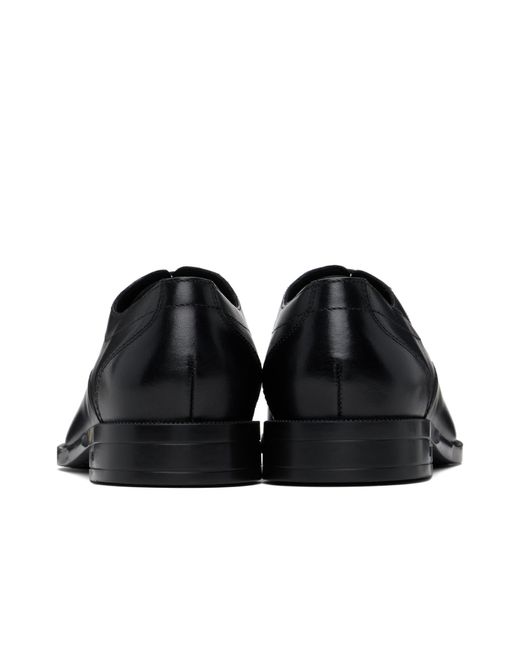 Boss Black Leather Oxfords for men