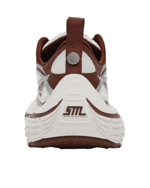 Steve Madden Brown Color-Block Retro Sneakers