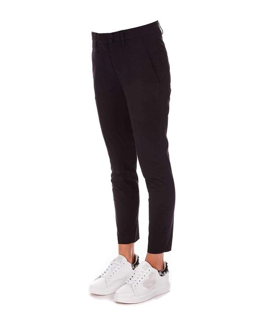 Dondup Blue Straight Casual Pants