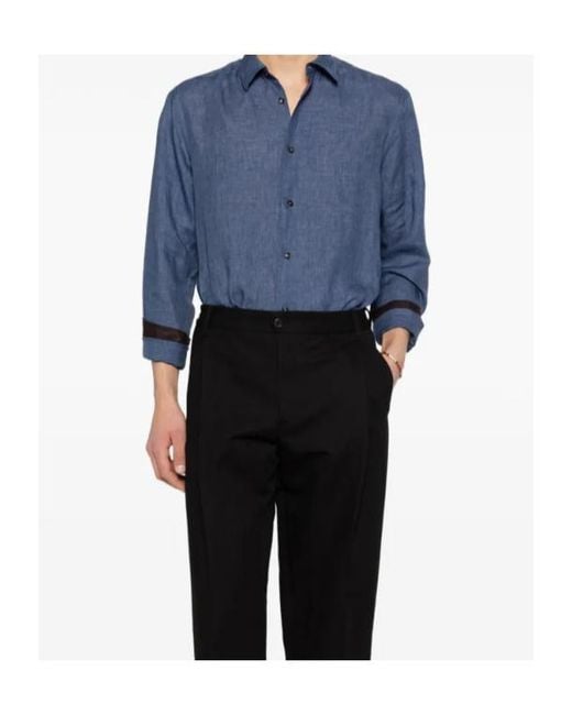 Paul Smith Blue Buttoned Shirt for men