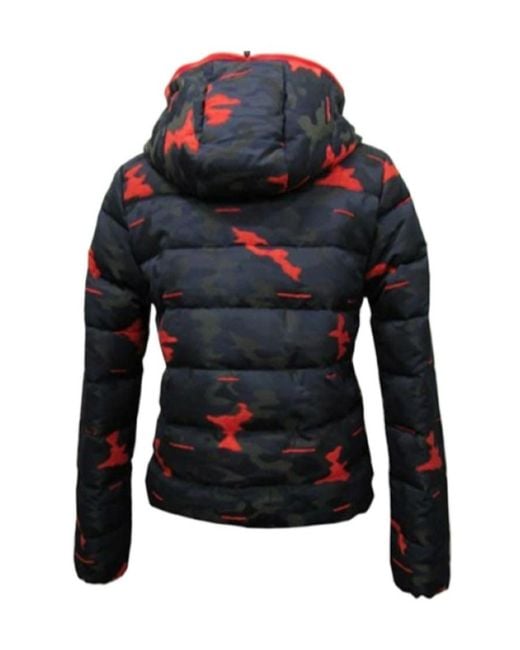 Hydrogen Multicolor Hoded Camouflage Down Jacket for men
