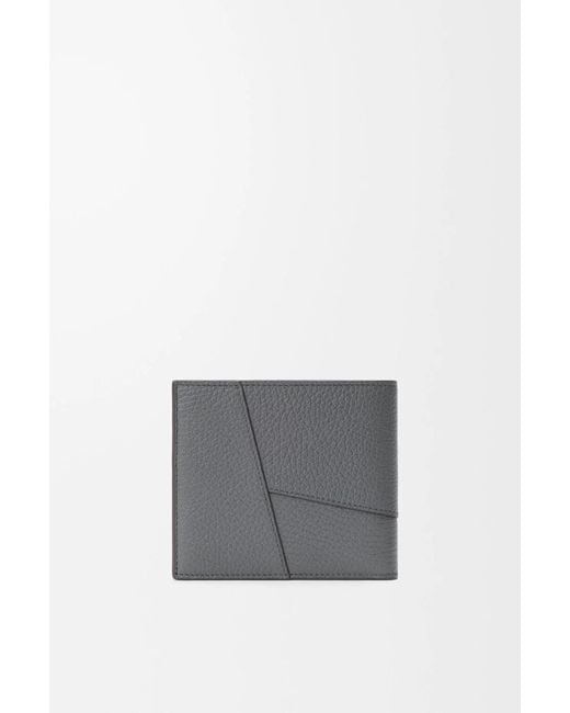 Loewe Gray Puzzle Bifold Wallet for men
