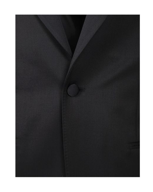 Zegna Black Two Piece Tuxedo Suit