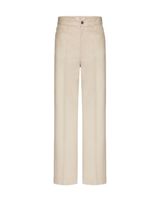Valentino Natural Straight Leg Tailored Pants for men