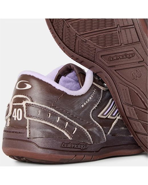 Balenciaga Brown Bal Hamptons Low-Top Sneakers