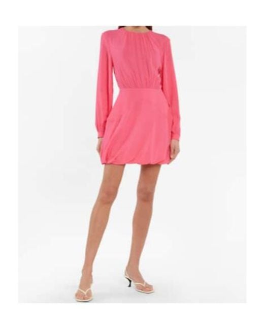 Stella McCartney Pink Amanda Gathered Minidress