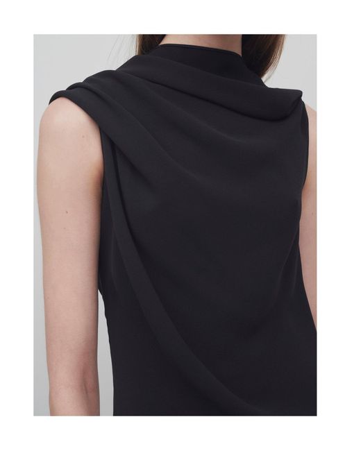 The Row Black Sleeveless Dress
