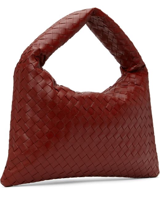 Bottega Veneta Red Hop Small Shoulder Bag