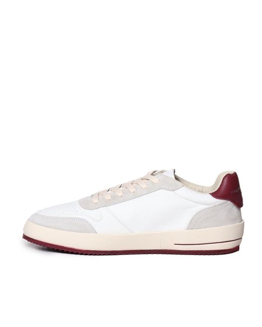 Philippe Model White Nice Low-Top Sneakers for men