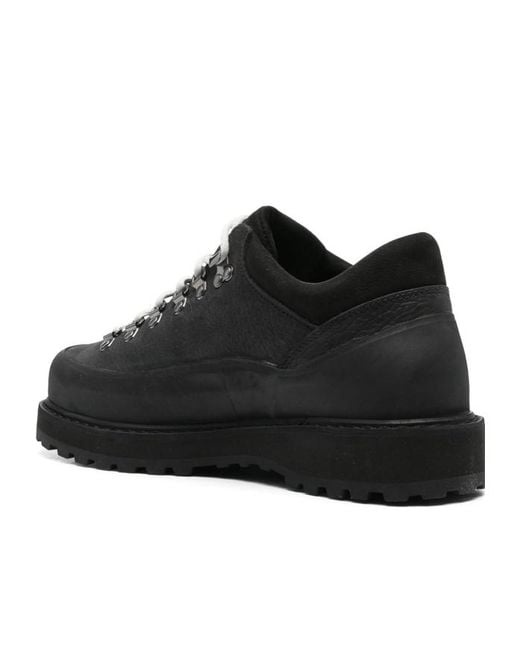Diemme Black Low-Top Lace-Up Casual Shoes for men