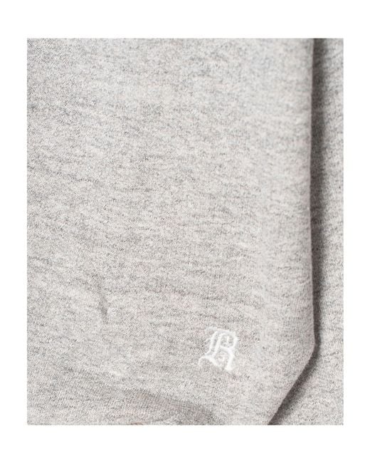 R13 White Long-Sleeve Knit Top