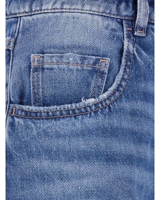 ICON DENIM Blue Poppy High-Rise Wide-Leg Jeans