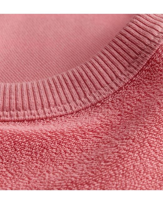 Dior Pink T-Shirt With Embroidery, Relaxed Fit for men