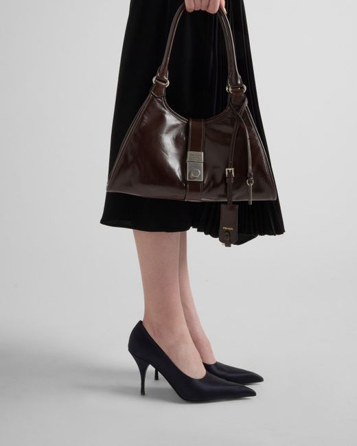 Prada Blue Pointed Toe Slip-On Pumps