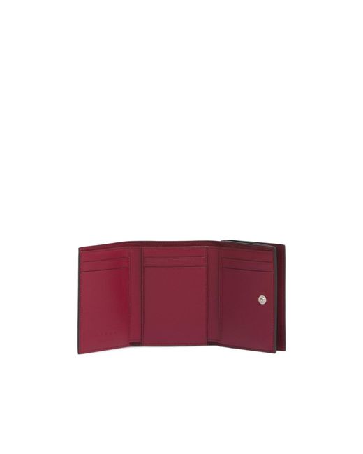 Marni Green Foldable Wallet for men