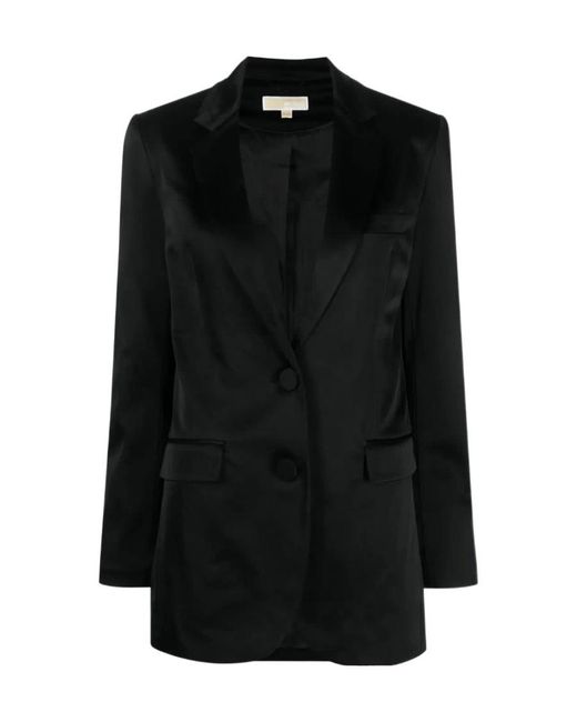 Michael Kors Black Michael Single-Breasted Blazer