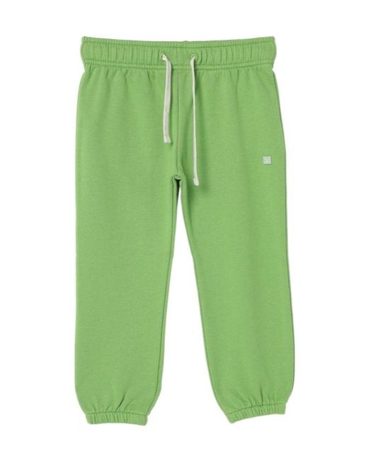 Acne Green Logo Pants