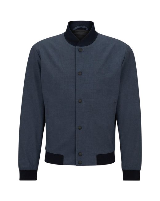 Boss Blue Classic Casual Jacket for men