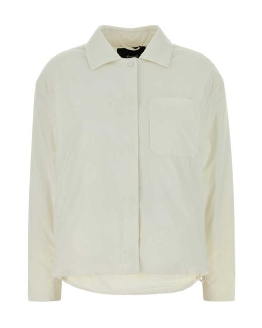 Herno White Shirt Jacket